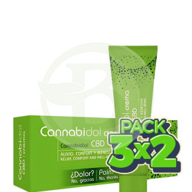 Pack 3x2 Cannabidol Crema 75Ml Tegor
