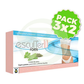 Pack 3x2 Esculter Forte 1 20 Viales + 40 Comprimidos Tegor