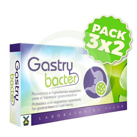 Pack 3x2 Gastrybacter 40 Cápsulas Tegor