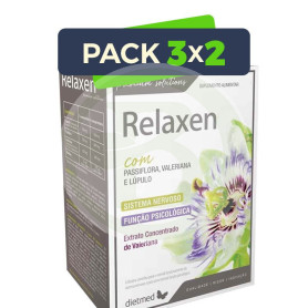 Pack 3x2 Relaxen con Pasiflora y Valeriana 30 Comprimidos Dietmed