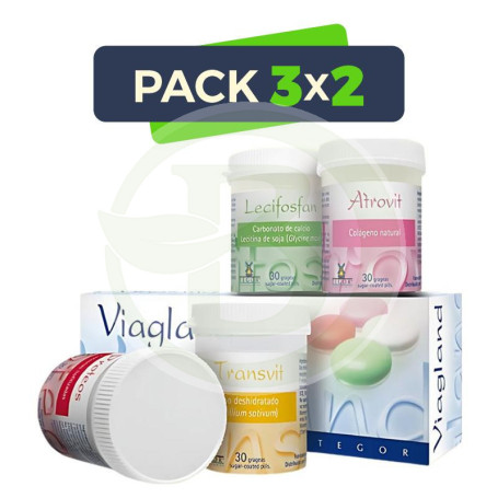 Pack 3x2 Viagland 120 Grageas Tegor
