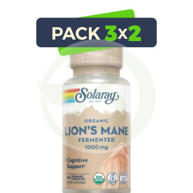Pack 3x2 Melena de León 500Mg. 60 Cápsulas Solaray