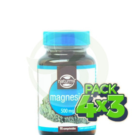 Pack 4x3 Magnesio 90 Comprimidos Naturmil