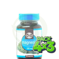 Pack 4x3 Magnesio 90 Comprimidos Naturmil