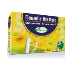 Infusiones de Manzanilla con Anís 20 Filtros Soria Natural