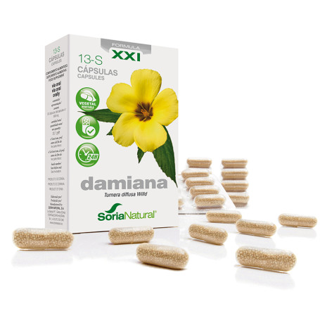 13-S Damiana Formula Xxi 30 Capsulas Soria Natural