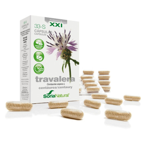 33-S Travalera Formula Xxi 30 Capsulas Soria Natural