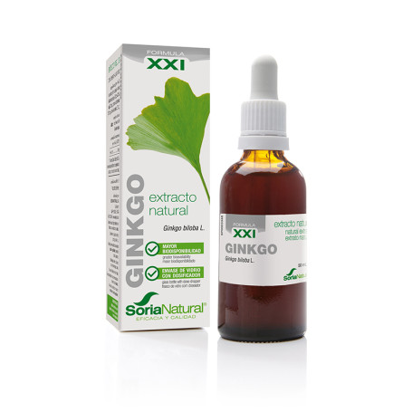 Extracto De Ginkgo Formula Xxi 50Ml. Soria Natural