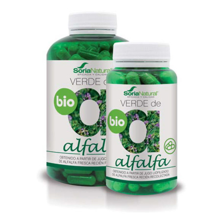 Verde De Alfalfa Bio 240 Capsulas Soria Natural