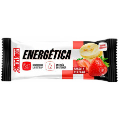 Energética Fresa y Plátano (Caja De 24 Barritas) Nutrisport