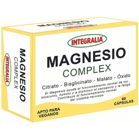 Magnesio Complex 60 Cápsulas Integralia