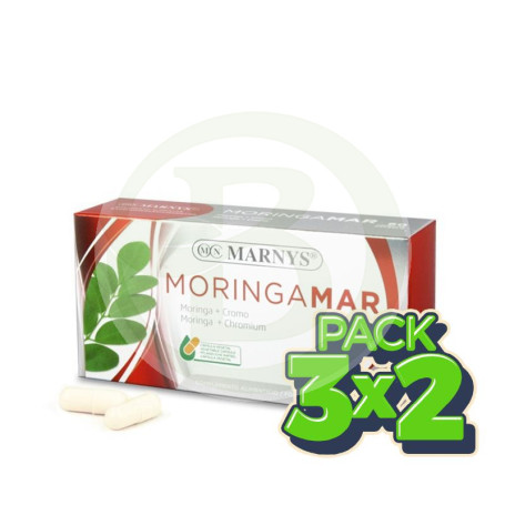 Pack 3x2 Moringamar 60 Cápsulas Marnys