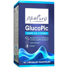 Glucopic 40 Cápsulas Vegetales Estado Puro-Tongil