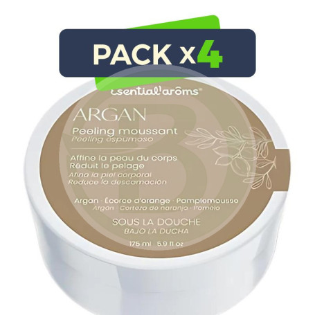 Pack 4x Peeling Espumoso De Argán 175Ml Esential Aroms