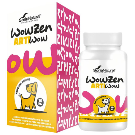 Artiwow Perros 10Kg 60 Comprimidos Soria Natural