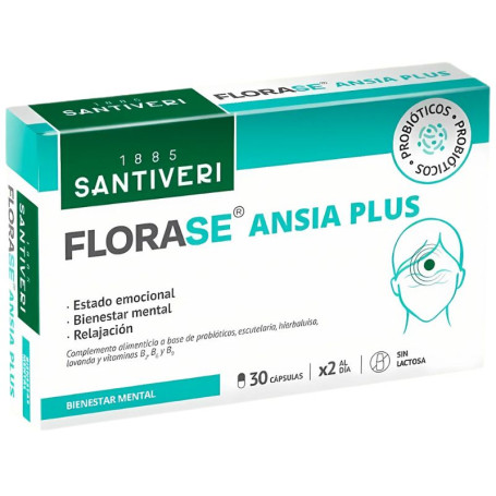 Florase Ansia Plus 30 Capsulas Santiveri