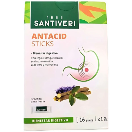Antacid 16 Sticks Santiveri