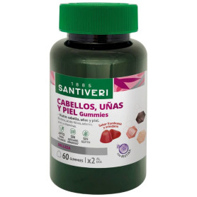 Cabello, Uñas y Piel Gummies 60 Gominolas Santiveri