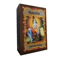 Henna Polvo Castaño Intenso Radhe Shyam