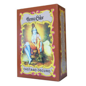 Henna Castaño Oscuro Polvo Radhe Shiam