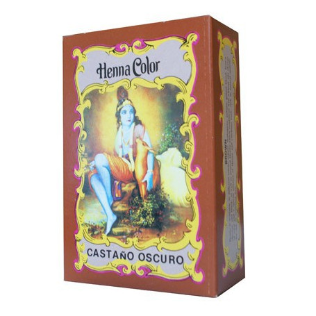 Henna Castaño Oscuro Polvo Radhe Shiam