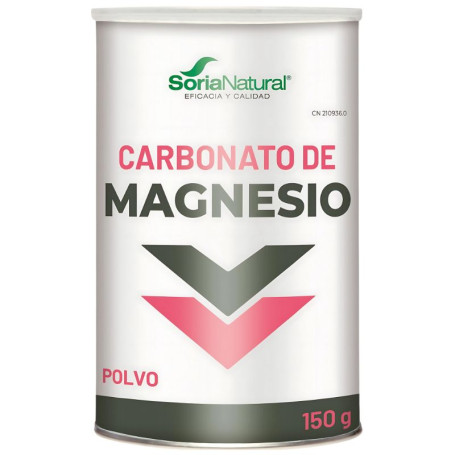 Carbonato De Magnesio 150Gr Soria Natural Alimentacion