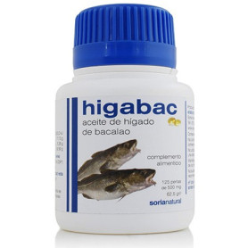 Aceite De Higado De Bacalao 125 Perlas Soria Natural Alimentacion