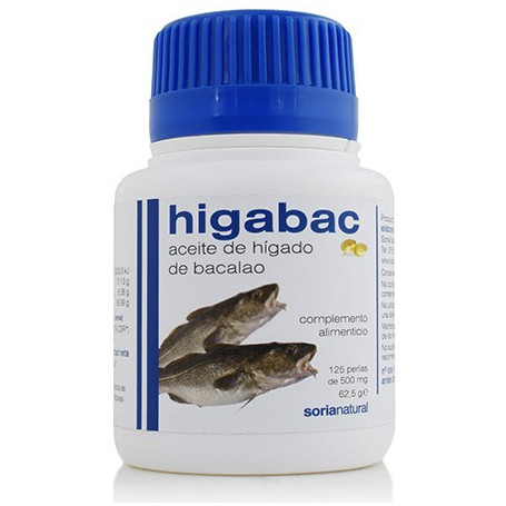 Aceite De Higado De Bacalao 125 Perlas Soria Natural Alimentacion