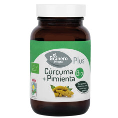 Curcuma + Pimienta Bio 60 Capsulas Granero