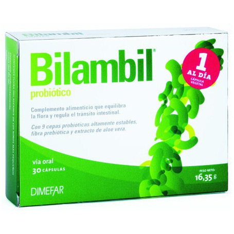 Bilambil Probiotico 545Mg. 30 Capsulas Dimefar