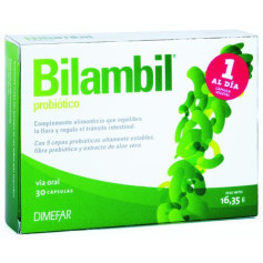 Bilambil Probiotico 545Mg. 30 Capsulas Dimefar