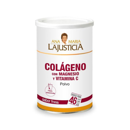 Colageno con Magnesio Fresa 350Gr. Ana M. Lajusticia