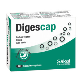 Digescap(Carb Veget) 60 Capsulas 450Mg. Sakai