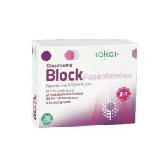 Sline Control Block Faseolamina 30 Capsulas Sakai