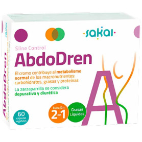 Sline Control Abdodren 60 Cápsulas Sakai