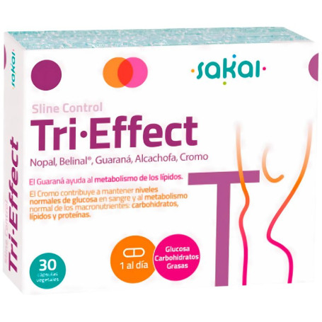 Sline Control Trieffect 30 Cápsulas Vegetales Sakai
