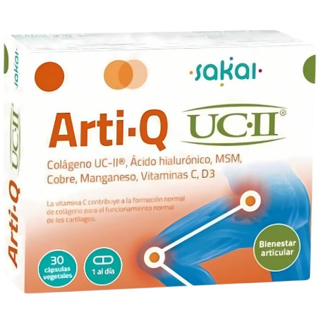 Arti-Q Uc-Ii 30 Cápsulas Vegetales Sakai