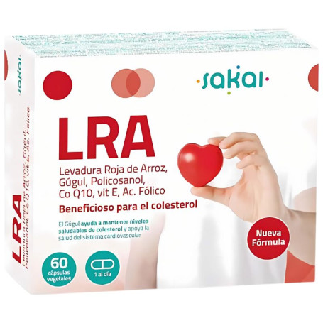 Levadura Roja De Arroz 60 Cápsulas Vegetales Sakai