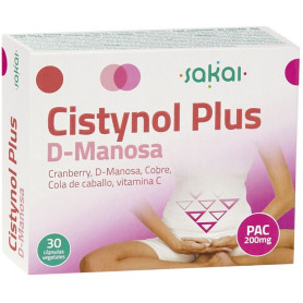 Cistynol Manosa Plus 30 Cápsulas Vegetales Sakai