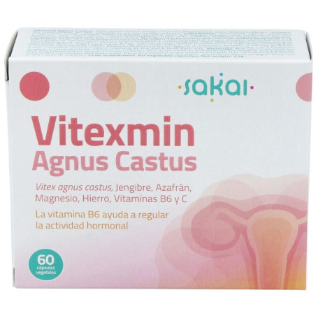 Vitexmin Agnus Castus 60 Cápsulas Vegetales Sakai