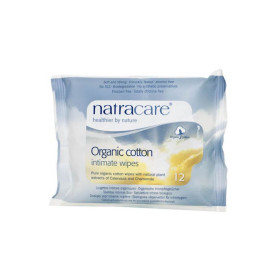Toallitas Higiene Intima 12 Unidades Natracare