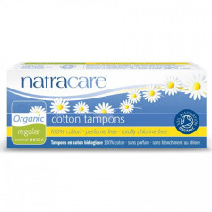 Tampon Regular Sin Aplicador 10 Unidades Natracare