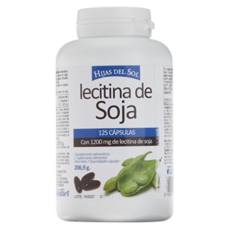 Lecitina Soja 1.200Mg. 125 Perlas Hijas del Sol