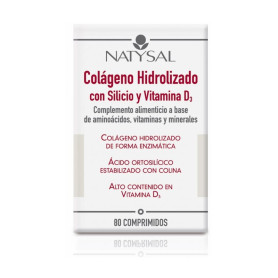 Colageno con Silicio Vit D 80 Comprimidos Natysal
