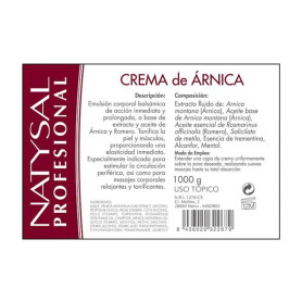 Crema De Arnica 1Kg. Natysal
