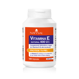 Vitamina e Natural 400Ui 120 Capsulas Natysal
