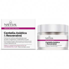 Crema Facial Centella Asiatica y Resveratrol 50Ml Natysal