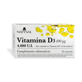 Vitamina D3 4000Ui 30 Capsulas Natysal