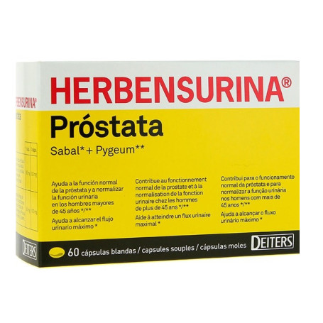 Herbensurina Prostata 60 Capsulas Deiters