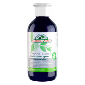 Champu Henna Indigo Cabello Gris y Blanco 300Ml. Corpore Sano